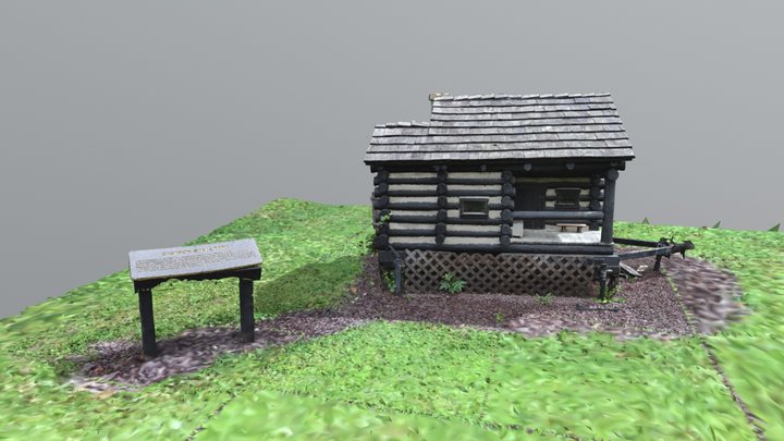 Small Cabin at Cacapon State Park 3D Model