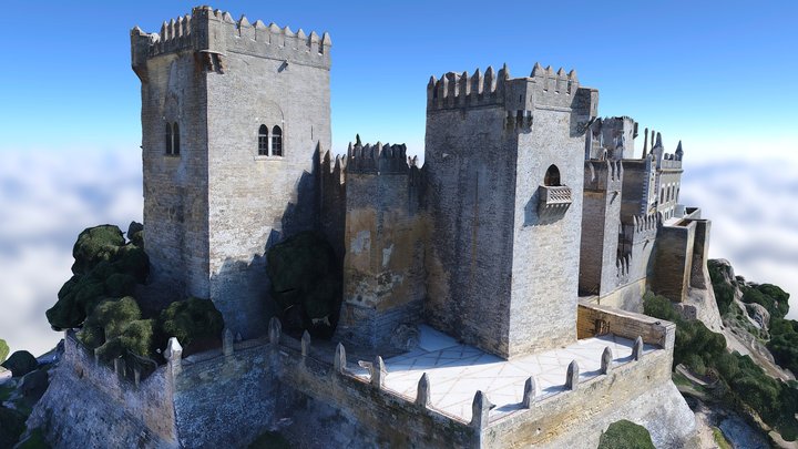 Castillo Almodovar Castle GAME OF THRONES Scenar 3D Model