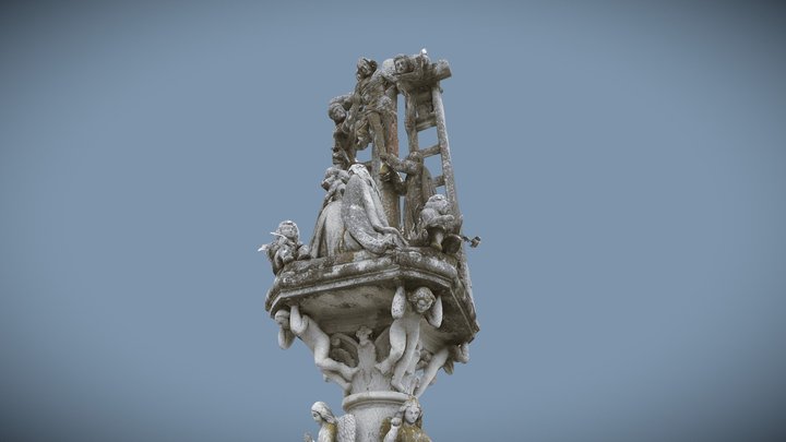 Cruceiro do Hío (Cangas). Ignacio Cerviño, 1872. 3D Model