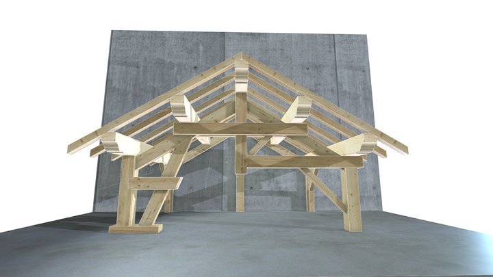 Extension ferme boiteuse 3D Model