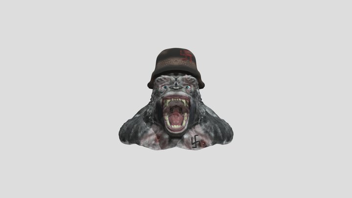 Gorilla Low 3D Model