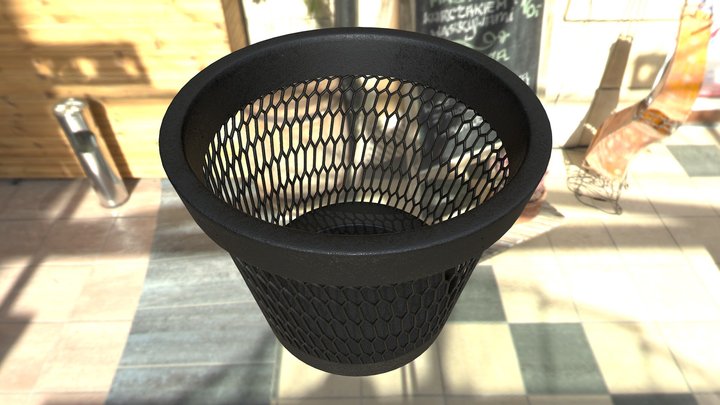 A flower pot 3D Model