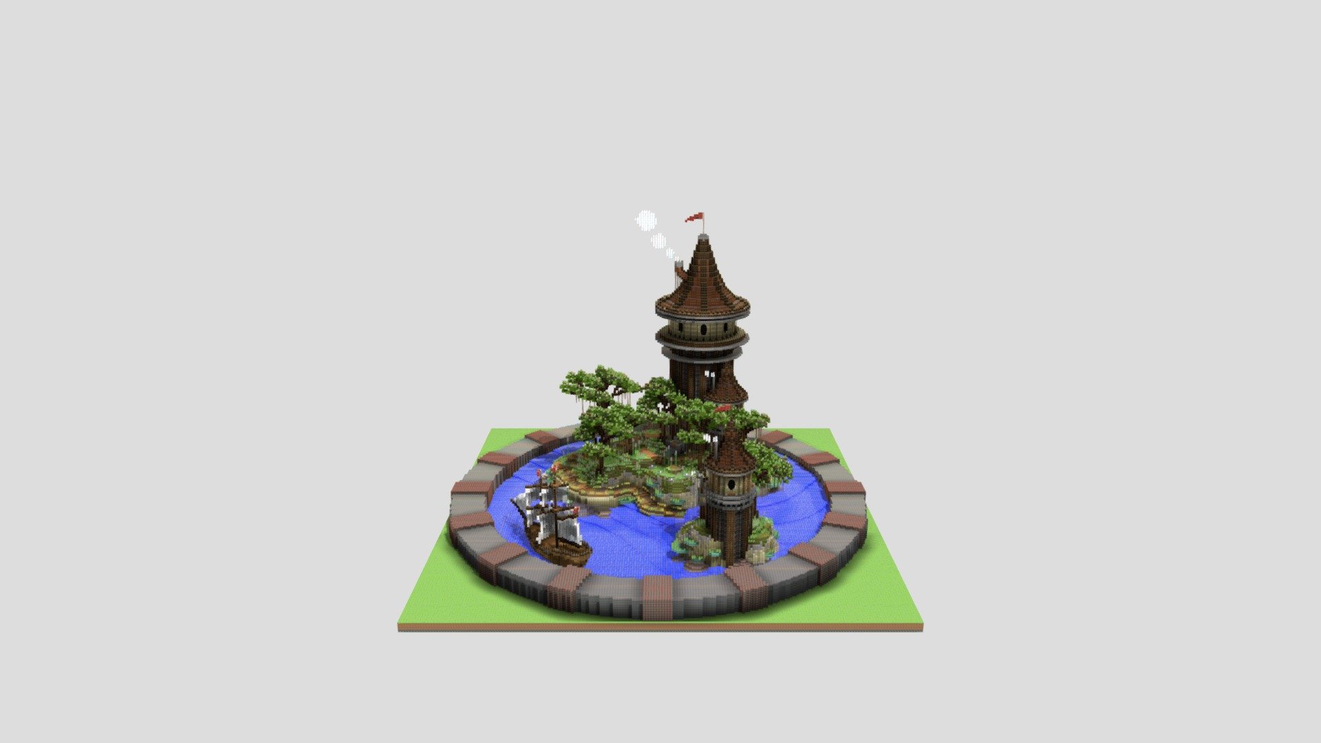 Orange Roofs 200x200 - 3D model by Senior Studios (@seniorstudios ...