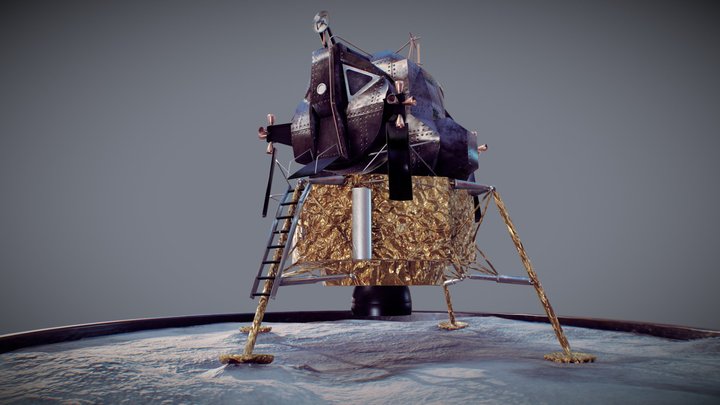Lunar Module - LEM - Apollo program 3D Model