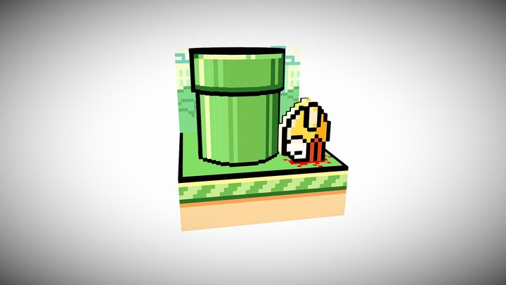 Flappy bird 3d 3D Model