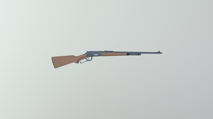 Winchester Model 64A 3D Model