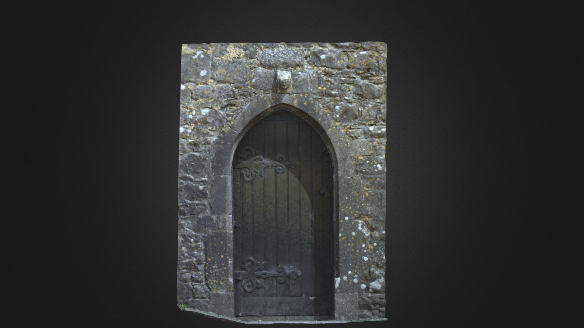 WM012-076 Taghmon Medieval  Door