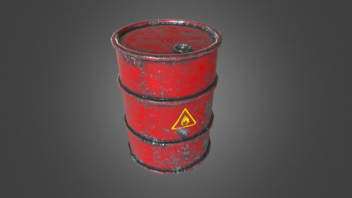 Oil Barrel – Modello 3D gratuito STL