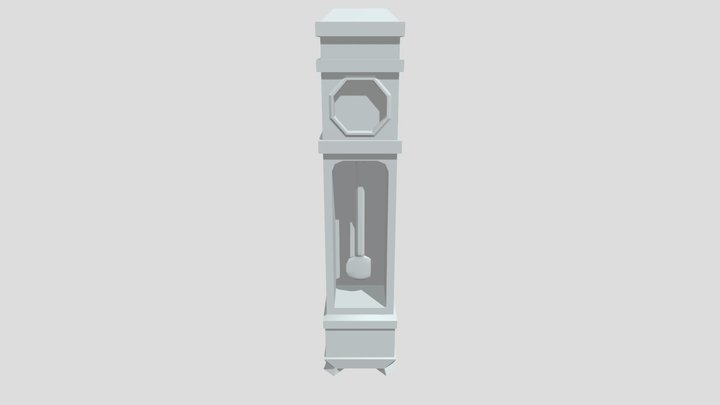 Towerclocklowpoly 3D Model