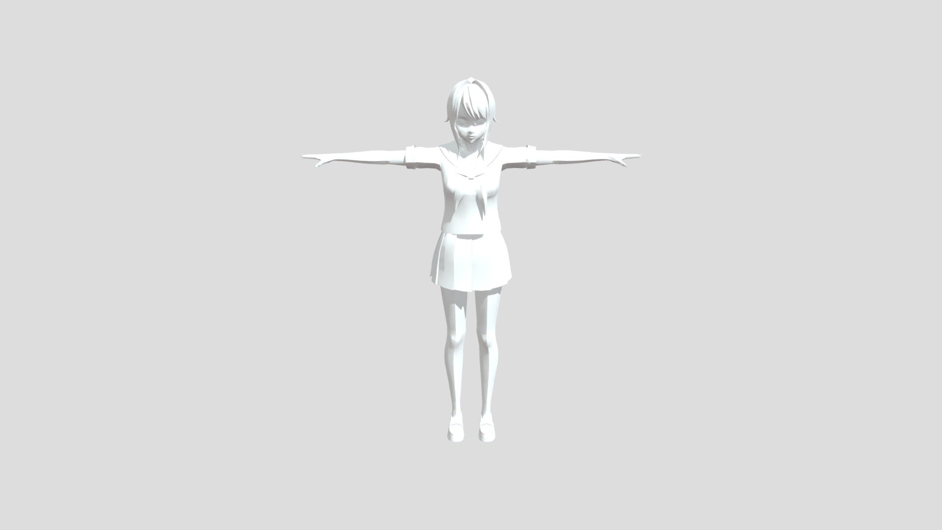 Ayano aishi yandere simulator (rigged) - Download Free 3D model by the.ayano.ply  [f1857bb] - Sketchfab