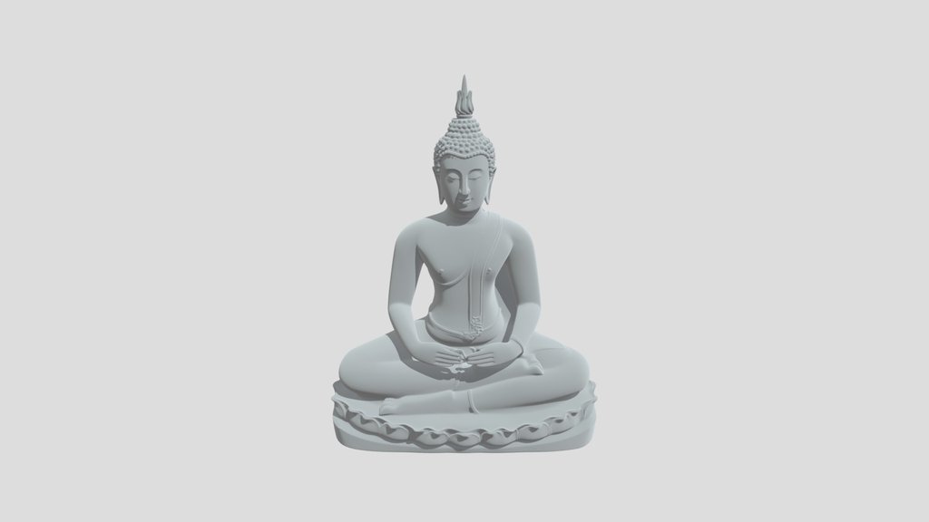 Golden Buddha in Meditation