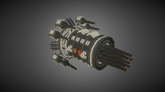 HS Astraeus Satellite 3D Model