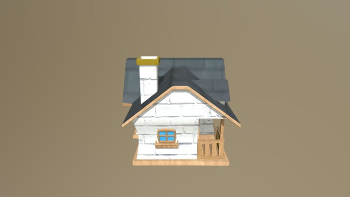 Cartoon House 3D Model