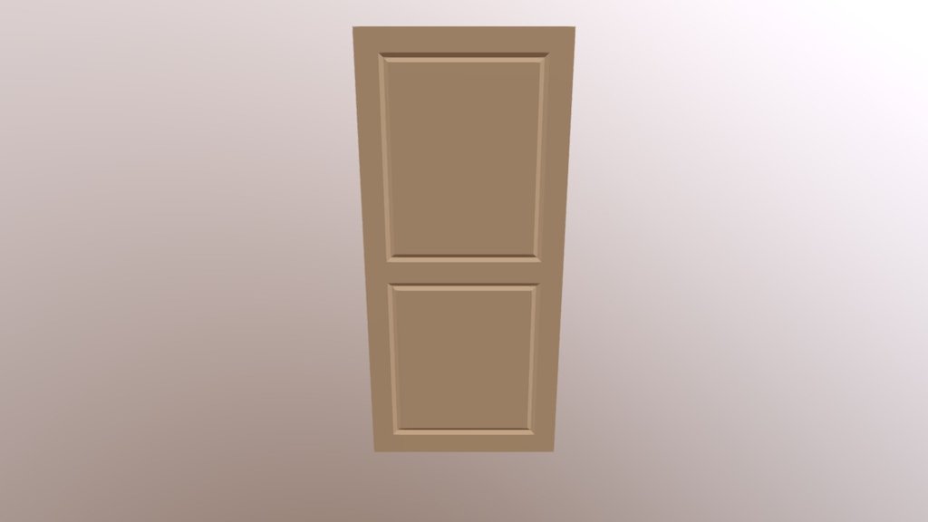 2-Panel Door Interior Door Slab Solid Pine
