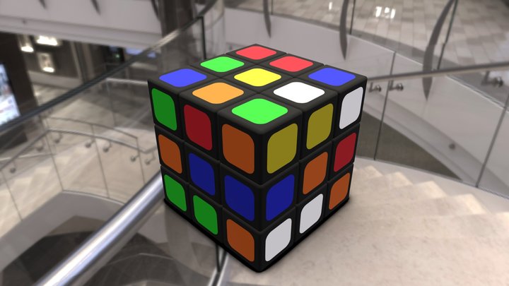 Rubics Cube 3D Model
