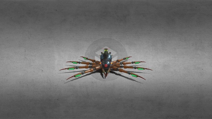 Robo-spider 3D Model