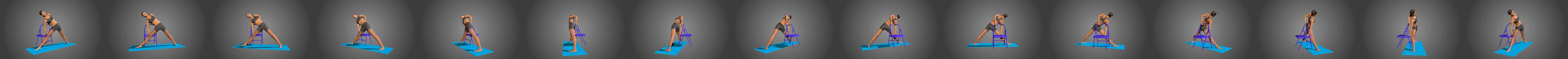 Yoga 3D models  Sketchfab