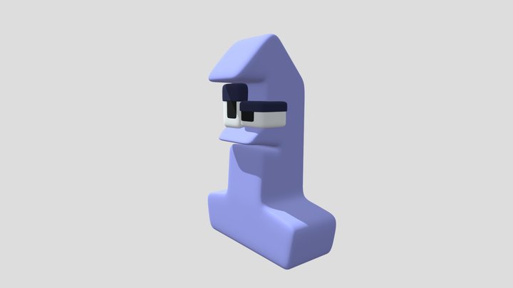 One (Number Lore N.C) 3D Model