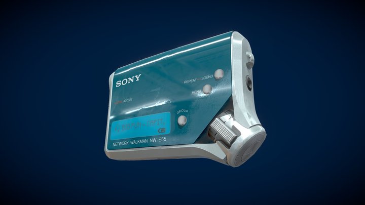 Sony NW E55 Walkman 3D Model