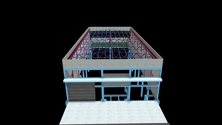 2436_EST_GALPAO_V0 3D Model