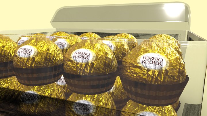 Ferrero Rocher Box – Free 3D Model STL