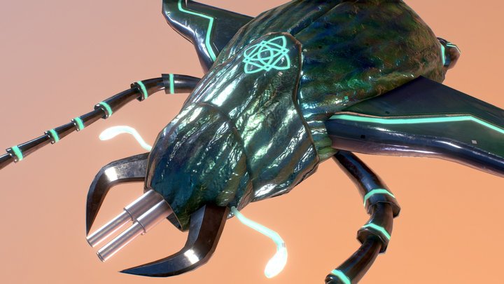 Robot Beetle! 3D Model