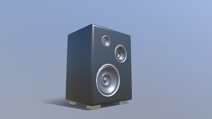 Högtalare 3D Model