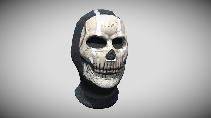 Ghost Mask 3D Model