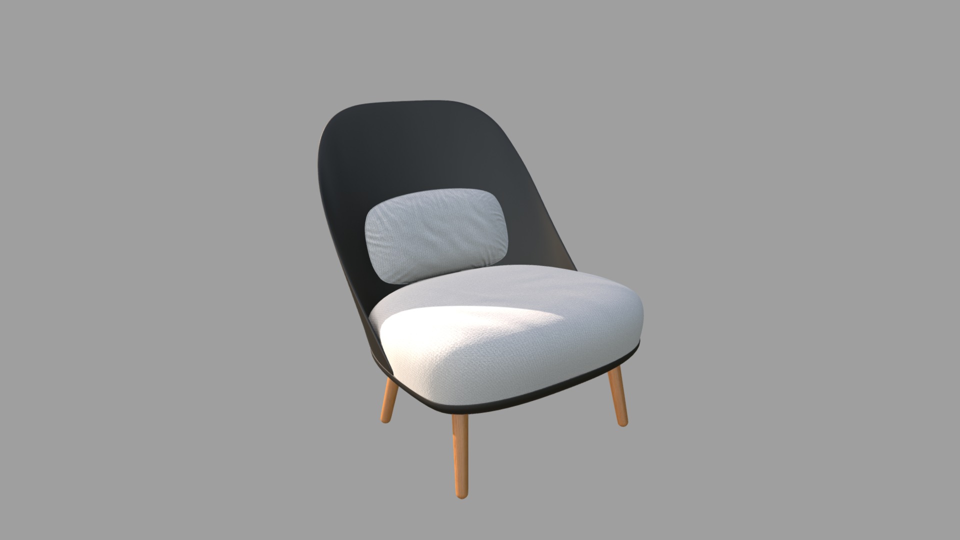 3D model Sofas Armchair Sklum Mhon - This is a 3D model of the Sofas Armchair Sklum Mhon. The 3D model is about a chair with a cushion.