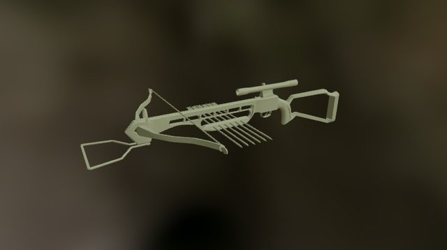 Bloompix Oct. Challenge- Militar Crossbow 3D Model