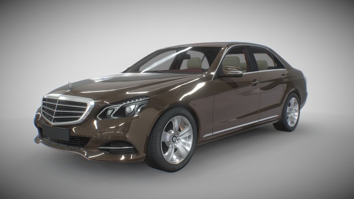 Mercedes Benz Luxurycar Model 3D Model