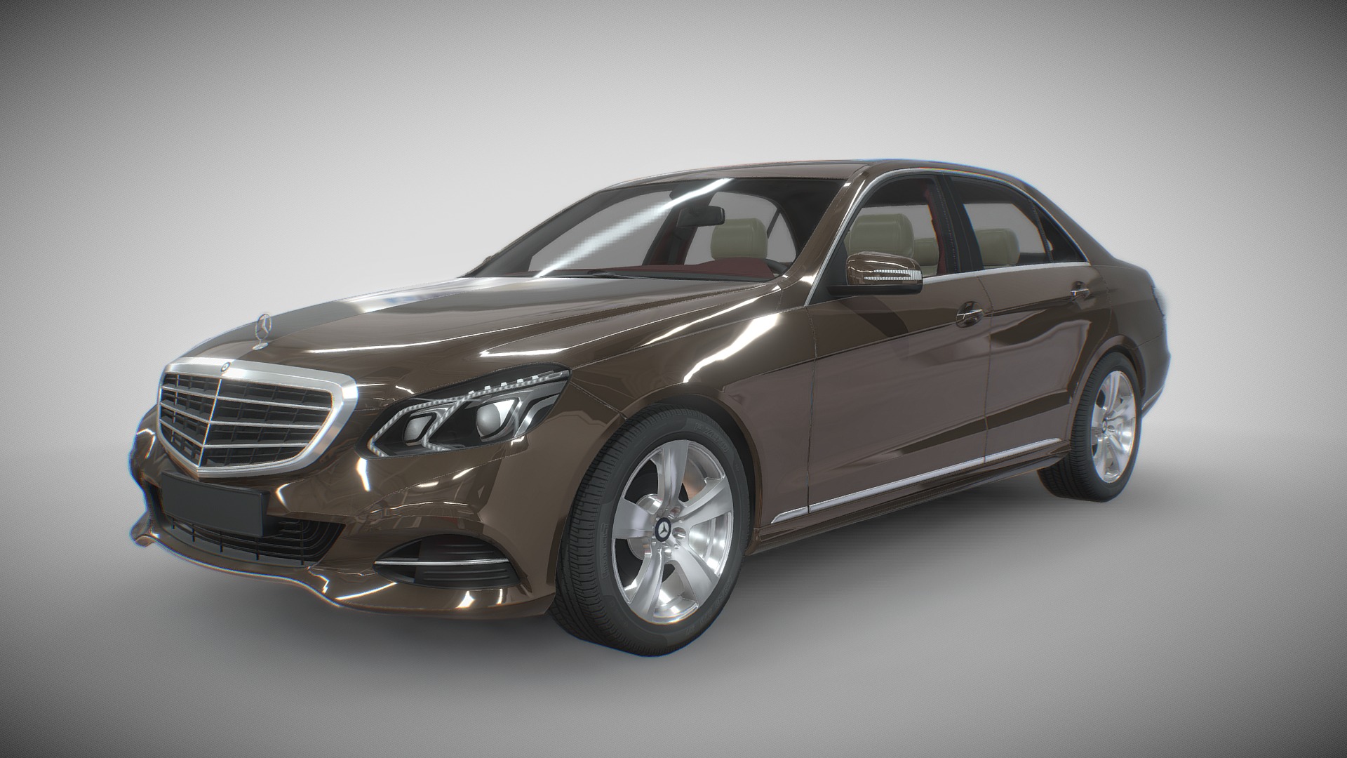 3D model Mercedes Benz Luxurycar Model