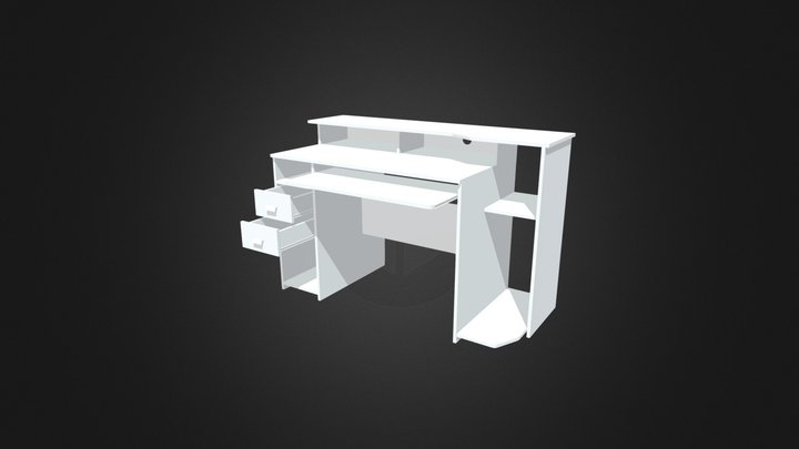 Computer Desk 3D Model
