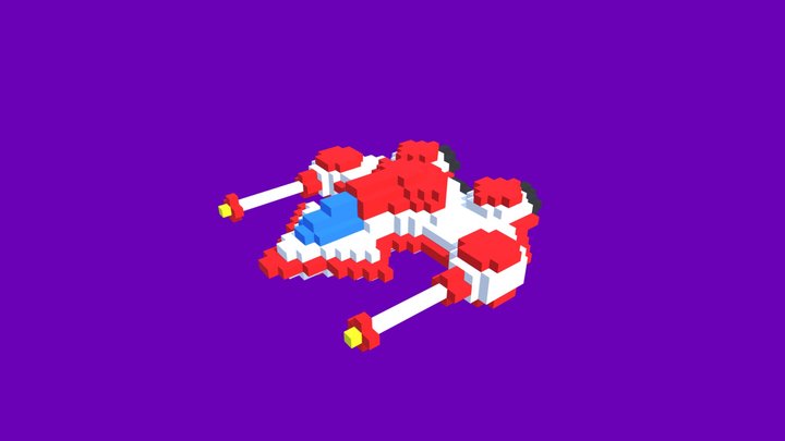 Spaceship-01 3D Model