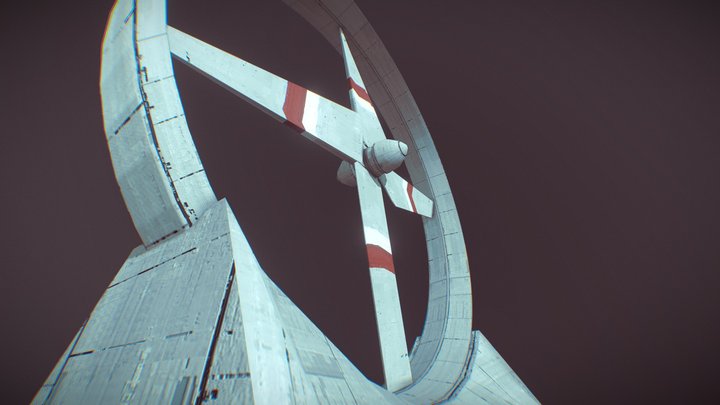 Wind Turbine 3D Model