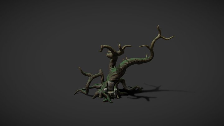 The Throne on the Tree 3D Model