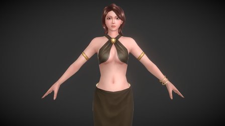 Model 3d character low-poly for games 3D Model