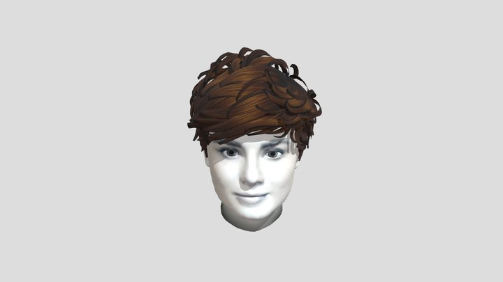 Audrey Hepburn Avatar Head 3D Model