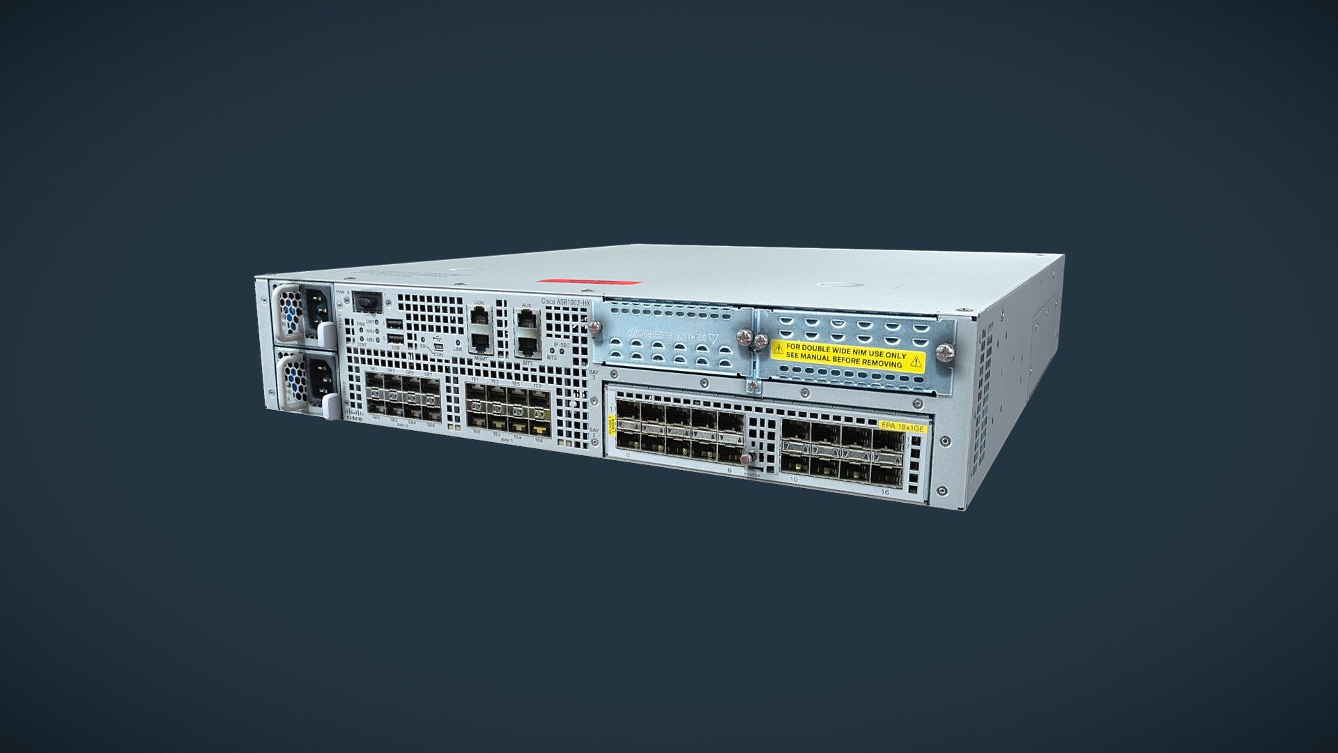 ASR 1002HX 3D model by Cisco IBNG media [f194170] Sketchfab