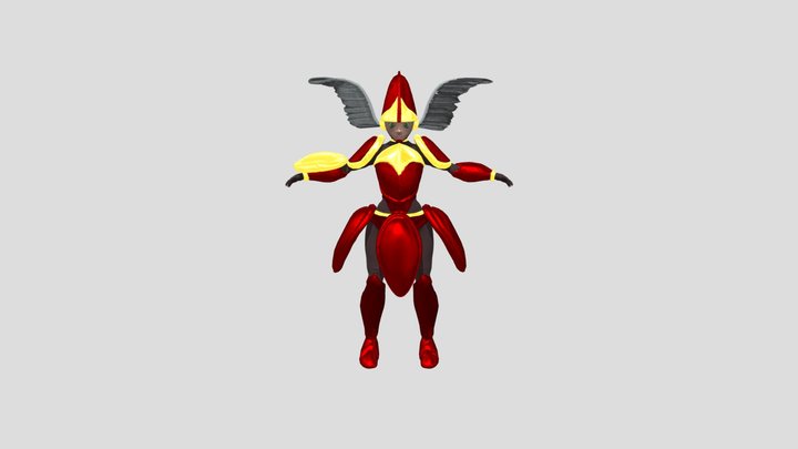 Shield Knight 3D Model