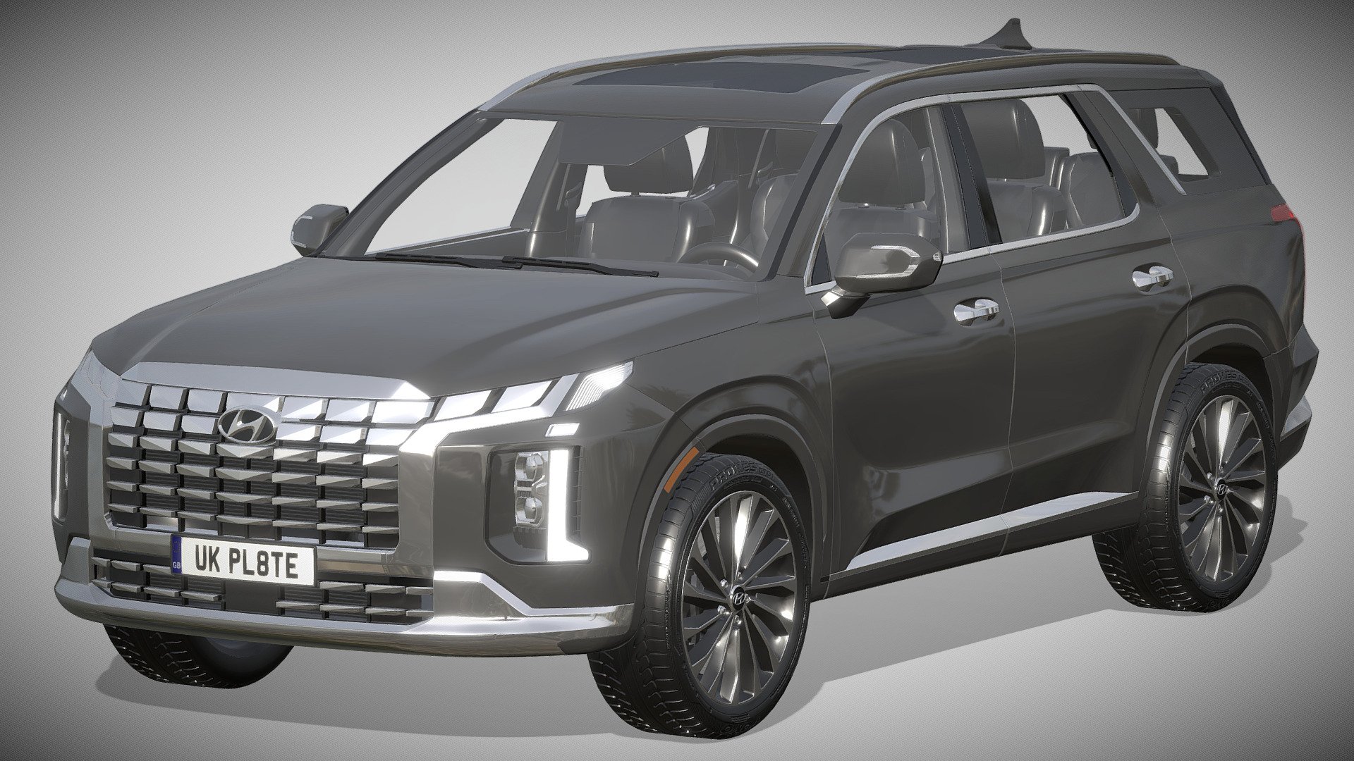 Hyundai Palisade 2023 Buy Royalty Free 3d Model By Zifir3d F196490