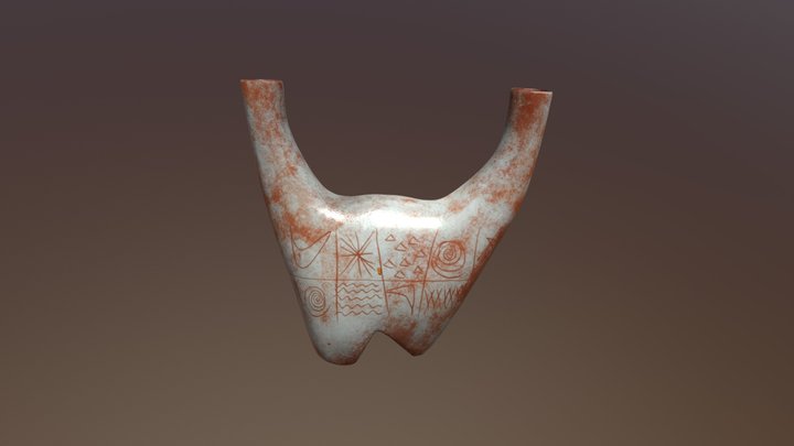 Tan Vase 3D Model