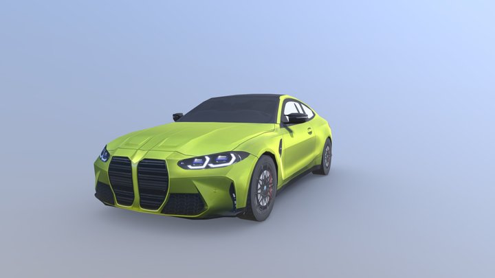 BMW M4 Competition 2021 – Modello 3D gratuito STL