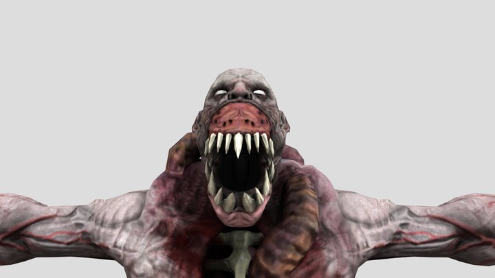 Scary Monster 3D Model