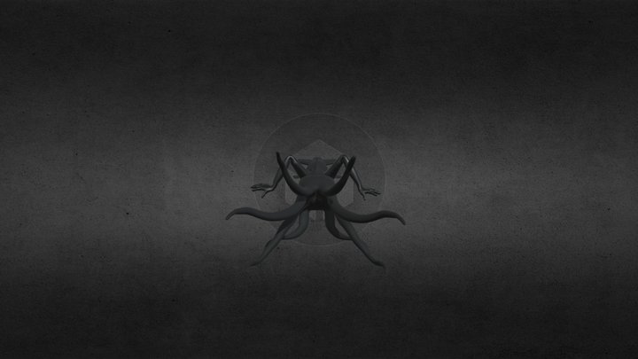 Tar Octopus Full 3D Model