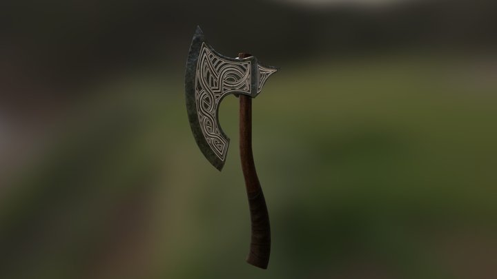 Viking axe 3D Model