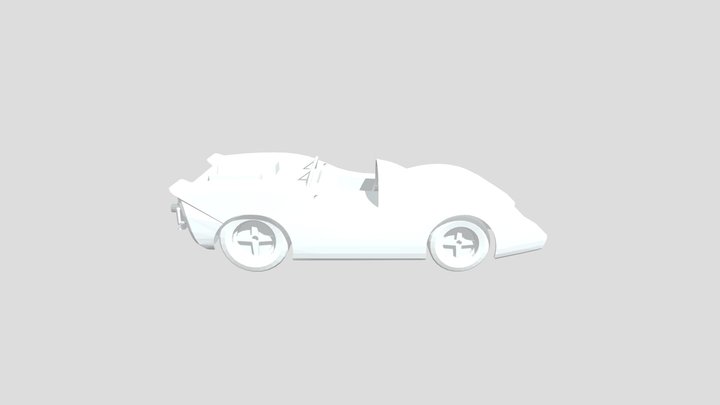 1969 Abarth 2000 S Simple Model 3D Model