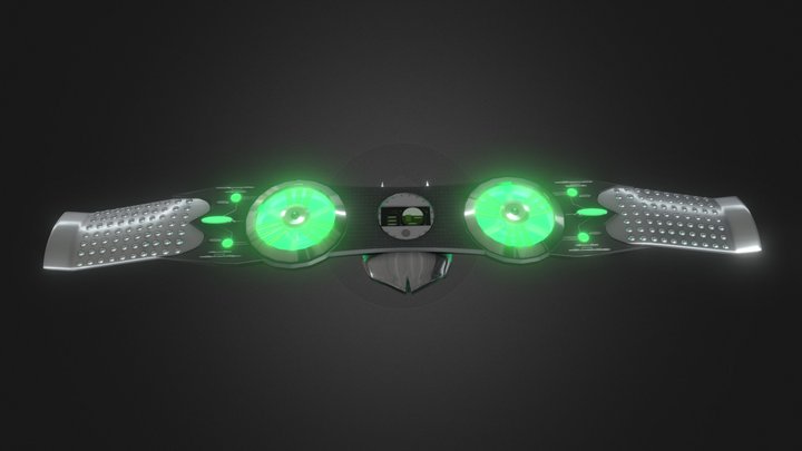 New Goblin/Harry Osborn 'Sky Stick' Glider 3D Model
