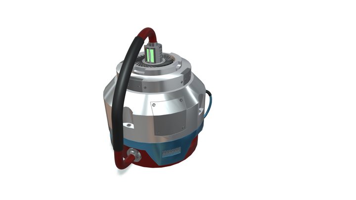 Low poly radioactive canister 3D Model