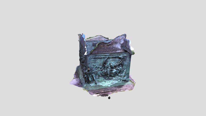 Basso rilievo del Monumento a Giuseppe Sirtori 3D Model